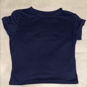 Navy Women's Short Sleeve Tee